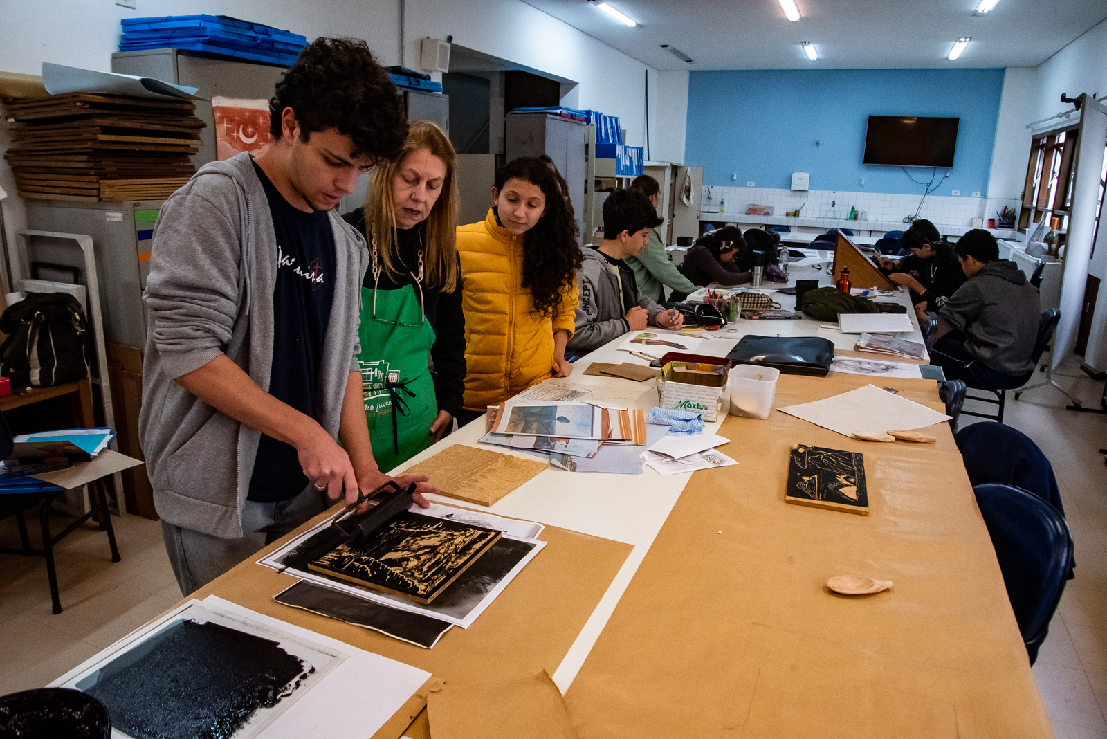 Obras de jovens talentos do CJAP vão compor a exposição de Fernando Calderari. Foto: Kraw Penas/SEEC