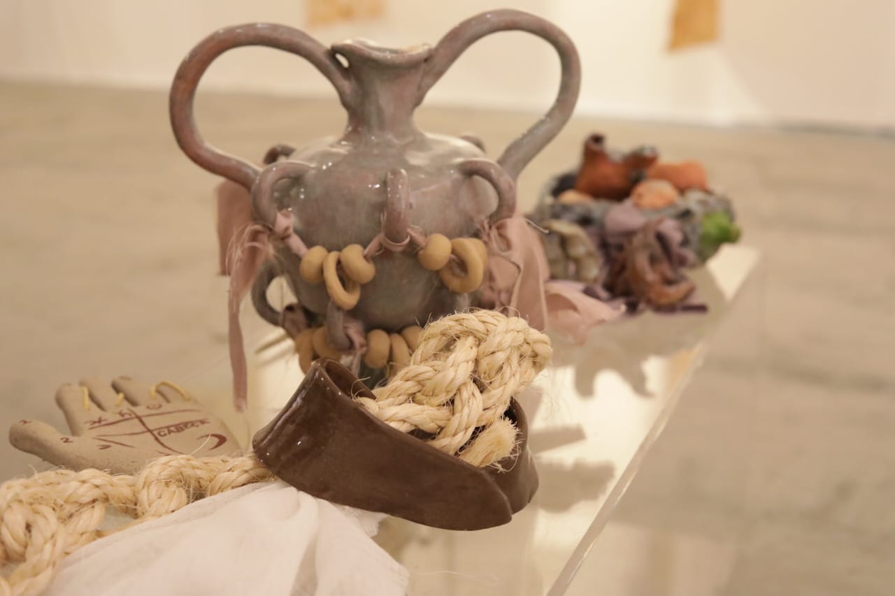 Exposição de cerâmica artística encerra temporada de mostras da Academia Alfredo Andersen. Foto: Gelson Bampi 
