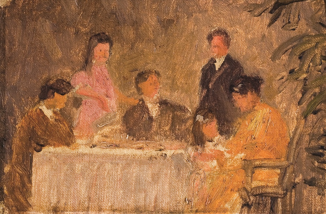Pessoas ao redor da mesa