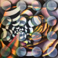 Obra "Profusão A", pintura em Veladura acrílica sobre tela assinada por Jô Sampaio.

 