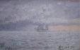 Óleo sobre papelão – 20 x 32 cm – 1892 - coleção particular.
<br/>
Local: Museu Alfredo Andersen - Rua Mateus Leme, 336 - Centro - Horário: 2ºa 6º feira: 9h00 às 18h00 - Sábados e Domingos das 10h00 às 16h00