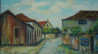 Óleo s/ tela – 20 x 35 cm – 1979.
<br/>
Sala 3: paisagem - talento
O olhar sobre Curitiba e arredores, como Mandirituba onde fixou residência. Reproduções por fotografias e revistas, algumas em preto e branco que ganharam cores nas mãos da artista. Lugares que visitou guardando na memória para reprodução posterior (às vezes anos) e lugares que nunca visitou.