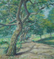 Óleo s/ tela – 56 x 52 cm – 1998.
<br/>
Sala 3: paisagem - talento
O olhar sobre Curitiba e arredores, como Mandirituba onde fixou residência. Reproduções por fotografias e revistas, algumas em preto e branco que ganharam cores nas mãos da artista. Lugares que visitou guardando na memória para reprodução posterior (às vezes anos) e lugares que nunca visitou.