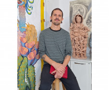Artista Toni Graton participa de bate-papo gratuito no Museu Casa Alfredo Andersen. Foto: Divulgação