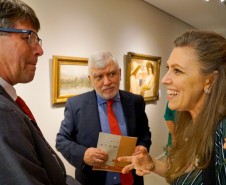Abertura da exposição sobre Alfredo Andersen
