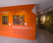 Abertura da exposição sobre Alfredo Andersen