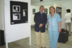 Sr. Wilson Ballão (Presidente da SAAA) e Sra. Roseli Bassler (diretora do MAA).
<br/>
Local: Museu Alfredo Andersen - Rua Mateus Leme, 336 - Centro - Horário: 2ºa 6º feira: 9h00 às 18h00 - Sábados e Domingos das 10h00 às 16h00