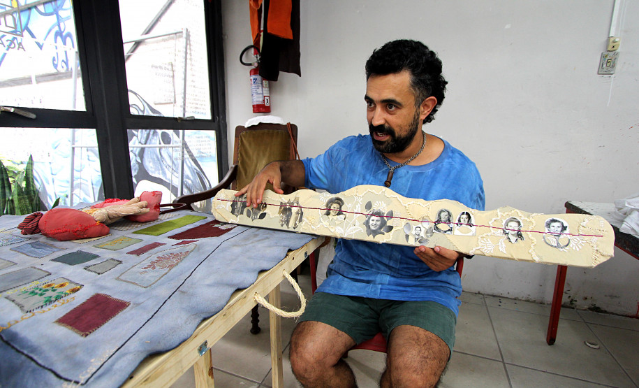 Trajetos de Alfredo Andersen: Conheça Rafael Codognoto, novo residente artístico do MCAA. Foto: Anderson Tozato/SEEC