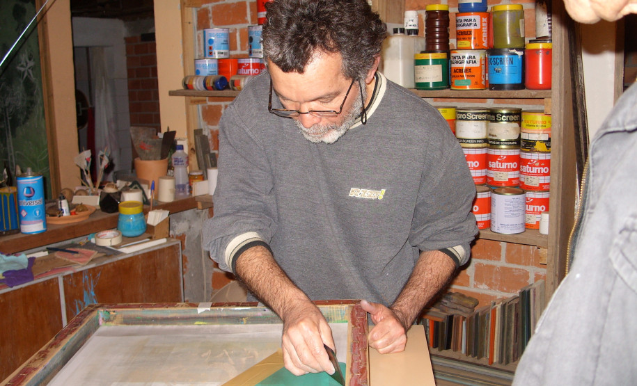 Museu Alfredo Andersen oferece oficina de serigrafia
