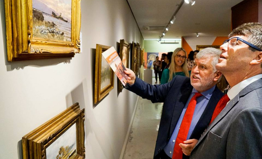 Confira como foi a abertura da exposição sobre Alfredo Andersen no Ecomuseu de Itaipu Abertura da exposição sobre Alfredo Andersen